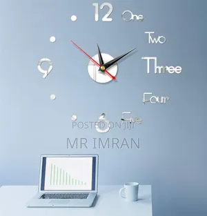3d Diy Acrylic Wall Clock