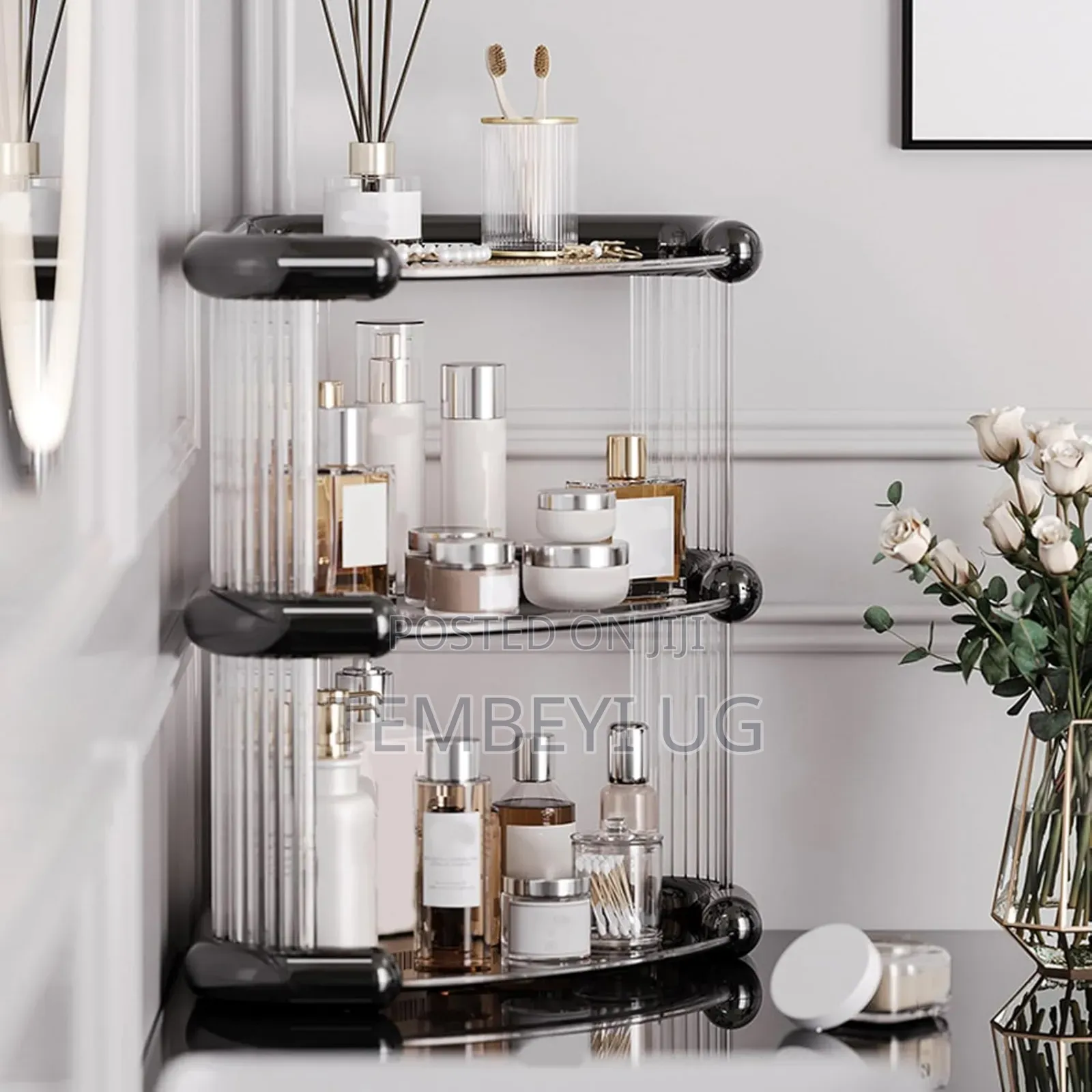 Multi-Purpose Corner Desktop Storage Caddy