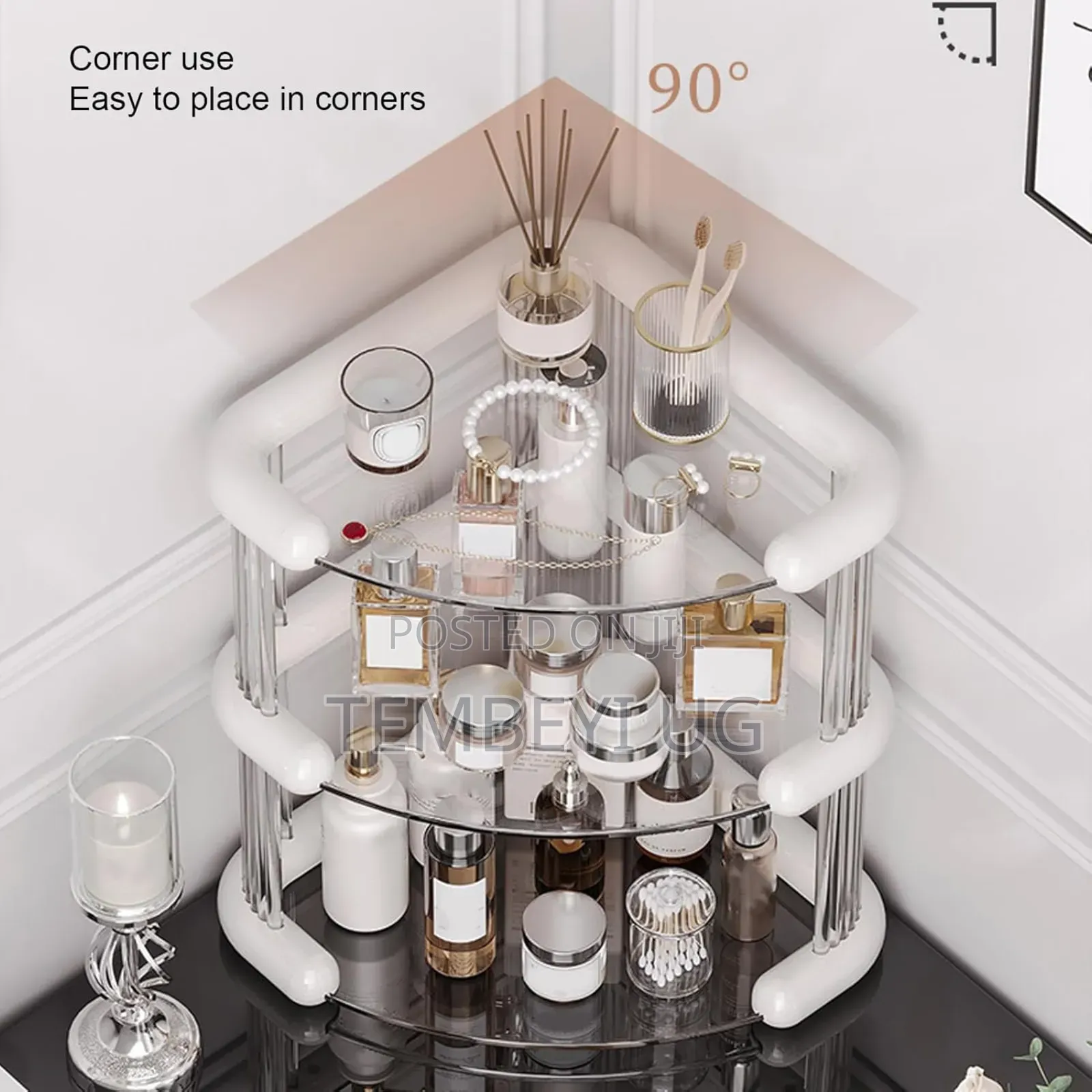 Multi-Purpose Corner Desktop Storage Caddy