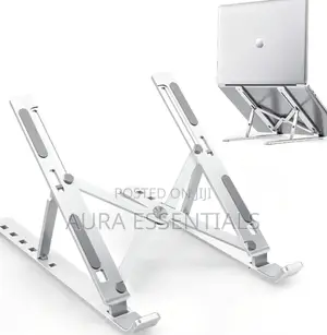 Portable, Adjustable, and Foldable Aluminum Laptop Stand