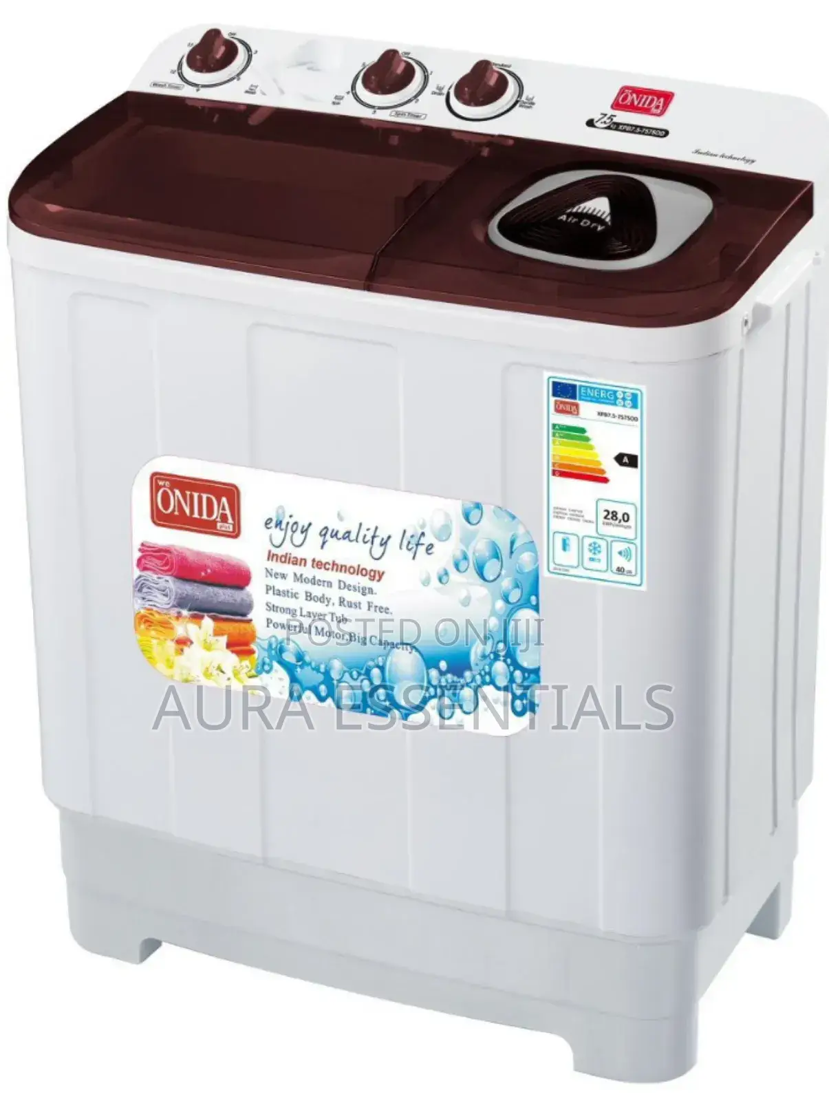 10 KGS Onida Twin Tub