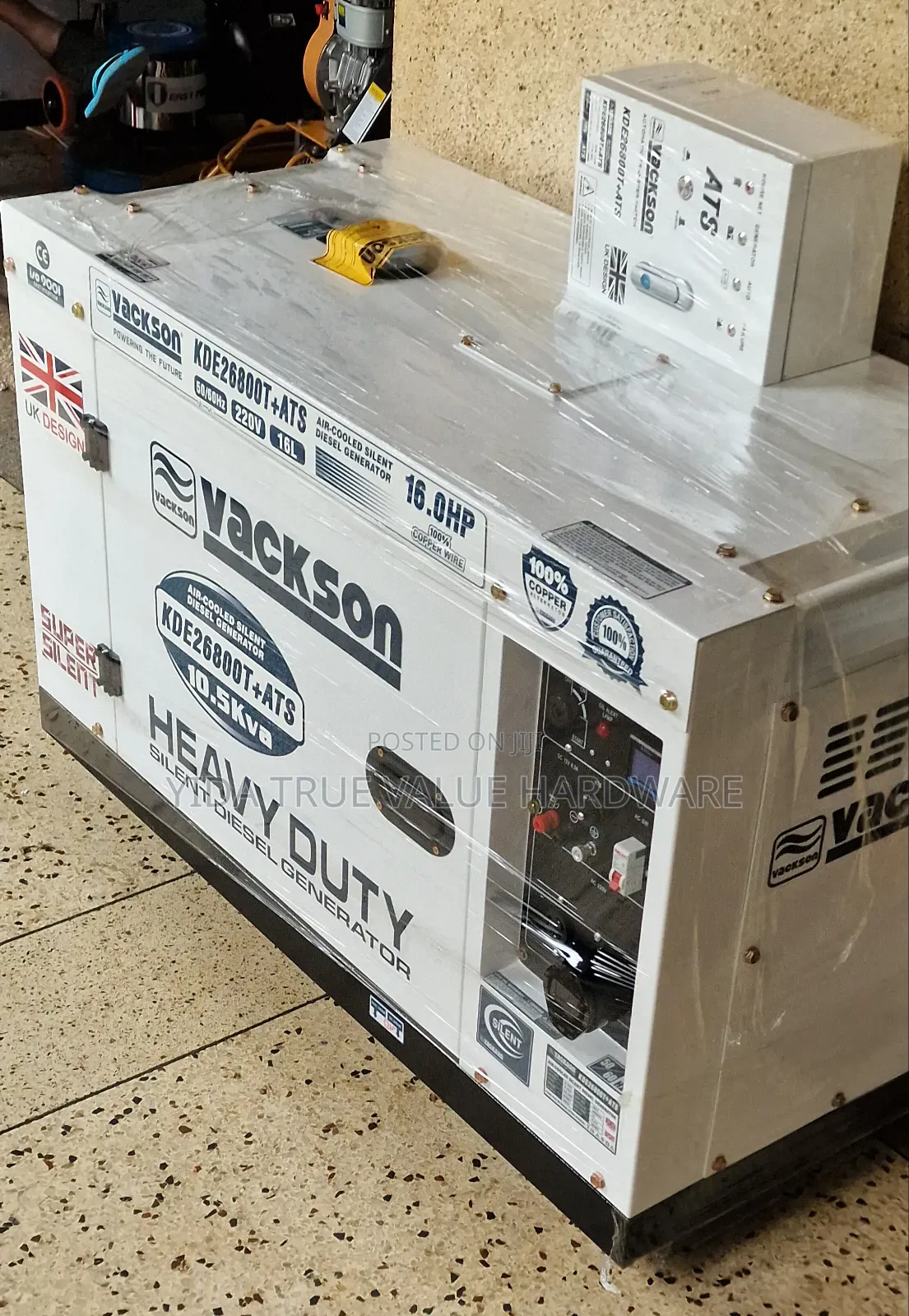 10.5 Kva Generator Vackson Silent