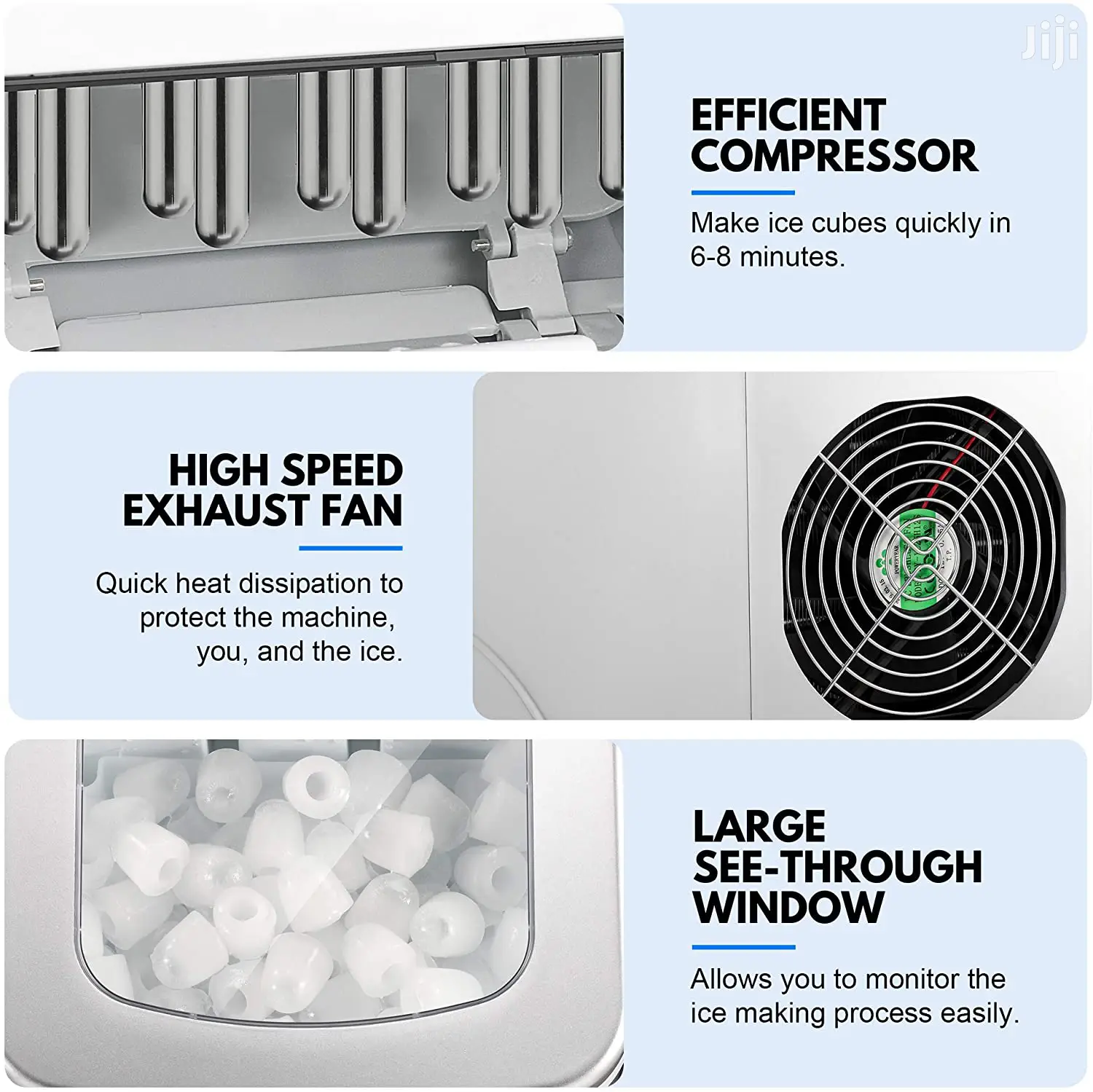 Logik 12kg Portable Ice Maker Machine