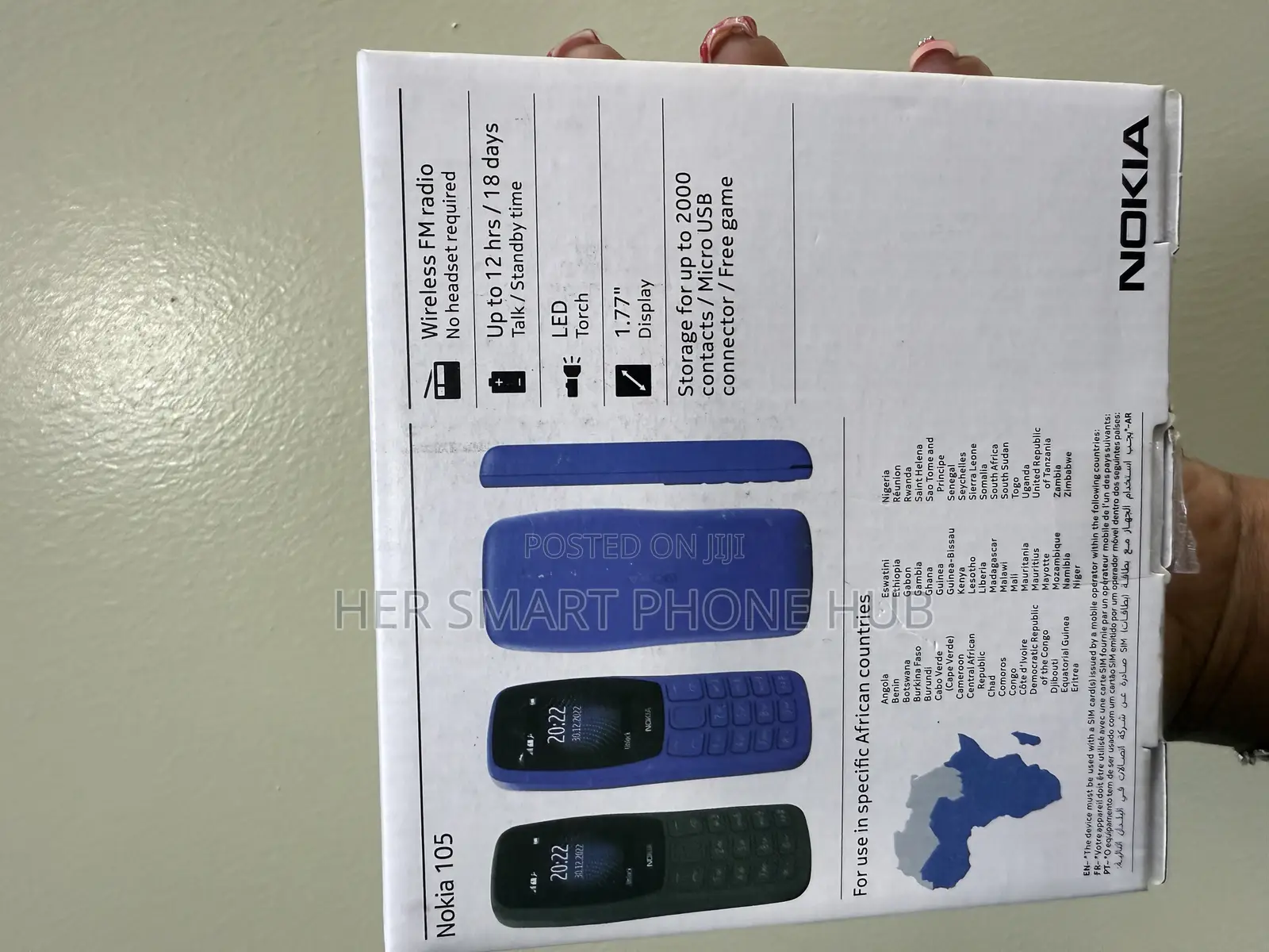 New Nokia 105 Black