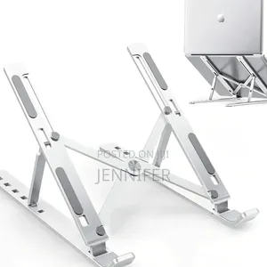 Portable, Adjustable, and Foldable Aluminum Laptop Stand.