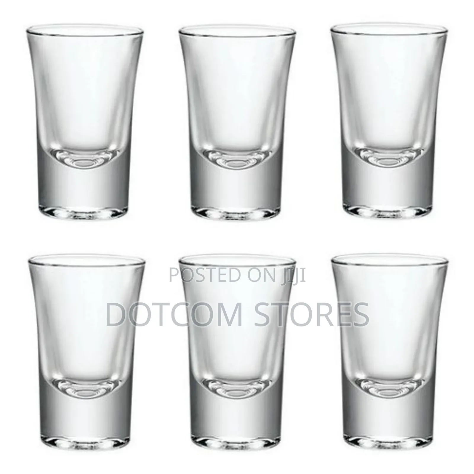 6 Pieces of Heavy Base Shot Glasses