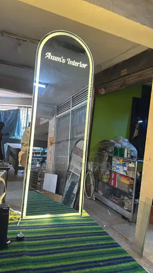 A Frosted Mirror With a Name in It