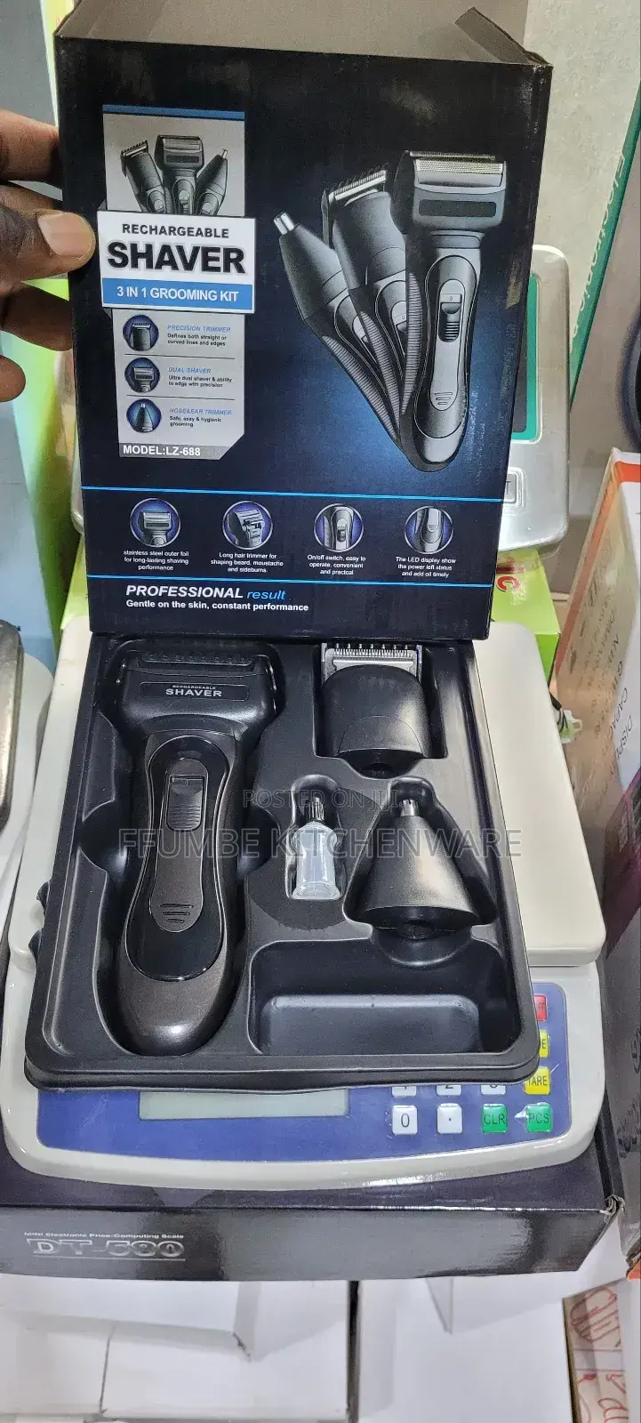 Shaver or 3 in 1 Shaver Grooming Kit