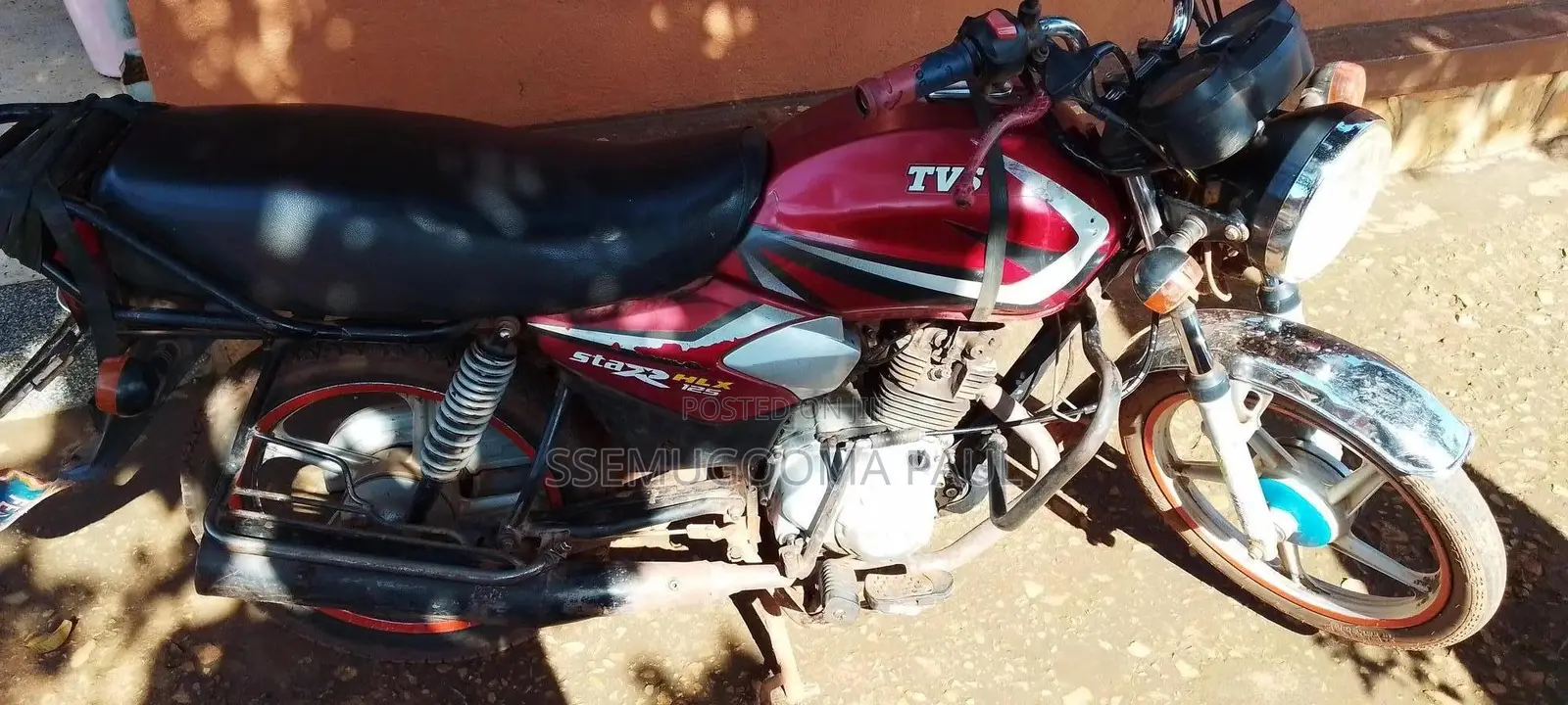 TVS HLX 125 2026 Red