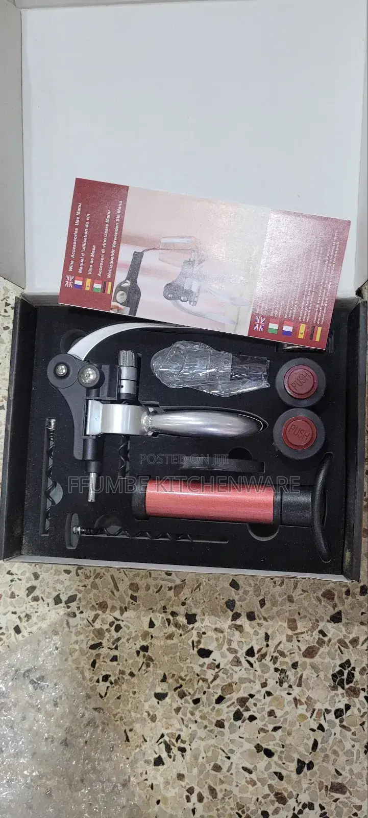 Wine Opener Kit Gift Set