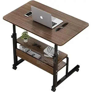 Laptop Table Workstation for Home Office Writing With Storage