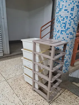 Single Color Plastic Drawer Cabinet Trolley Storage Trolley