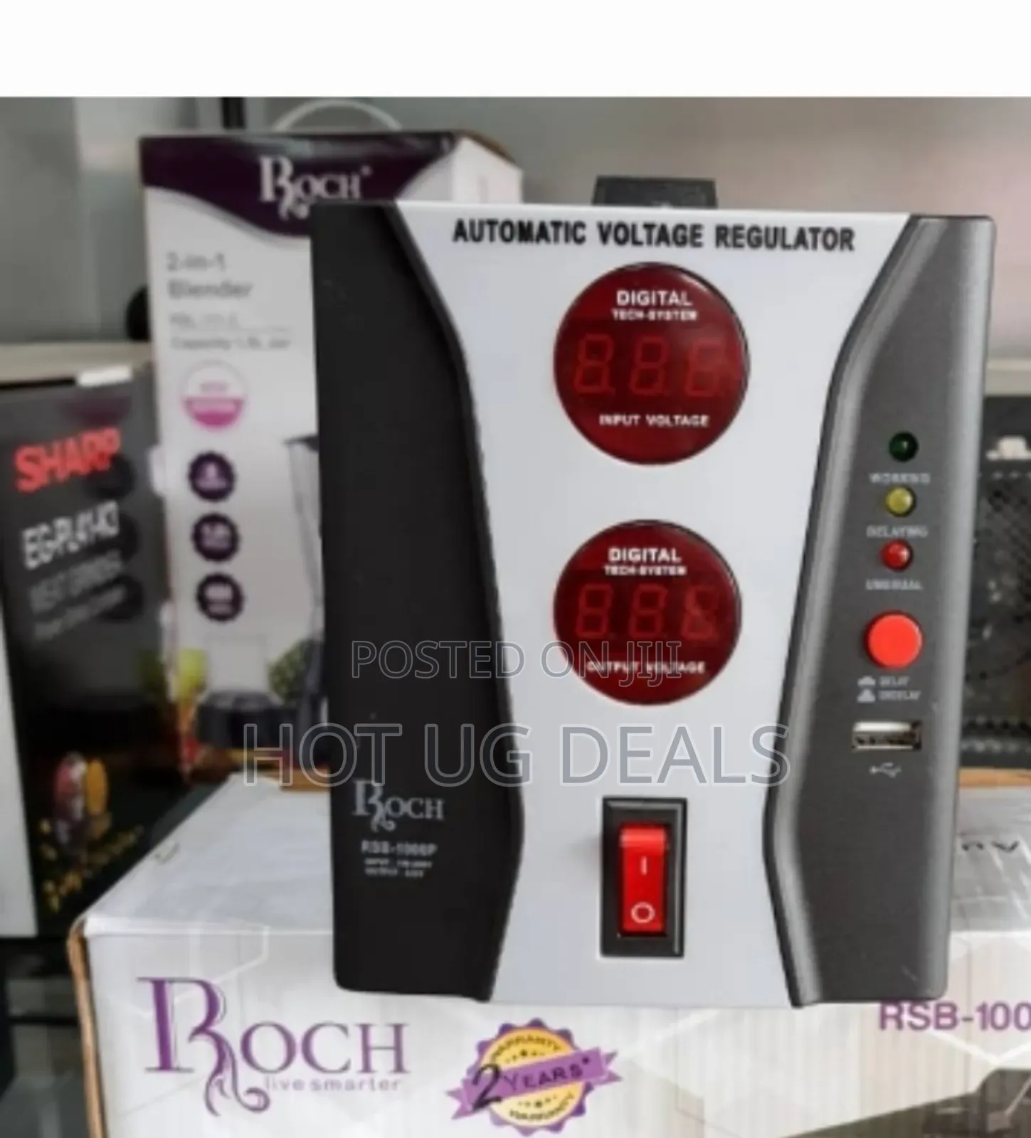 Roch 1500w Automatic Voltage Regulator/Stabilizer/Power Protector