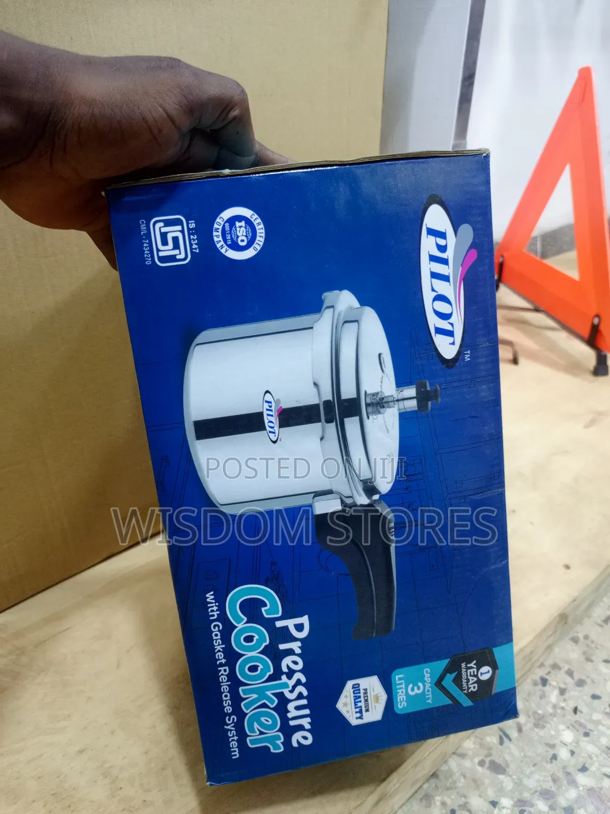 New Pilot Pressure Cooker 3l – Stainless Steel