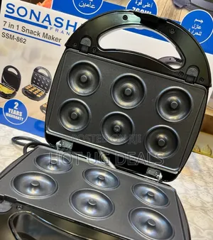 Sonashi 7 In 1 Sandwich Maker For Making Biscuits Waffles