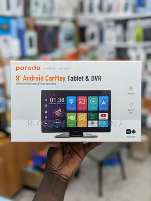 Porodo 9" Android Car Display With Android and Apple Car Play