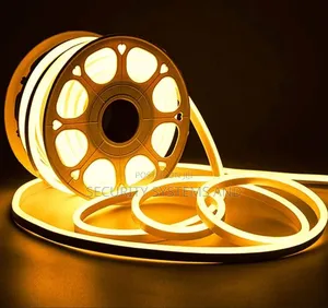 Led Neon Strip Light- Warm, 50 Meters, Flexible Soft Silicone Rubber