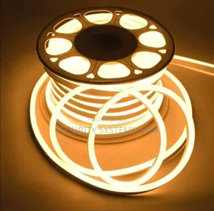 Led Neon Strip Light- Warm, 50 Meters, Flexible Soft Silicone Rubber