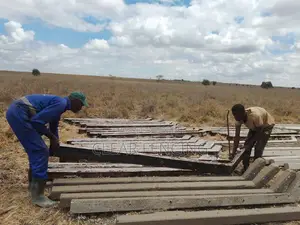 Onsite Fencing Concrete Pole Casting