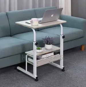 Adjustable Height Laptop  Height Tv Dinner Portable Coffee Table Stand