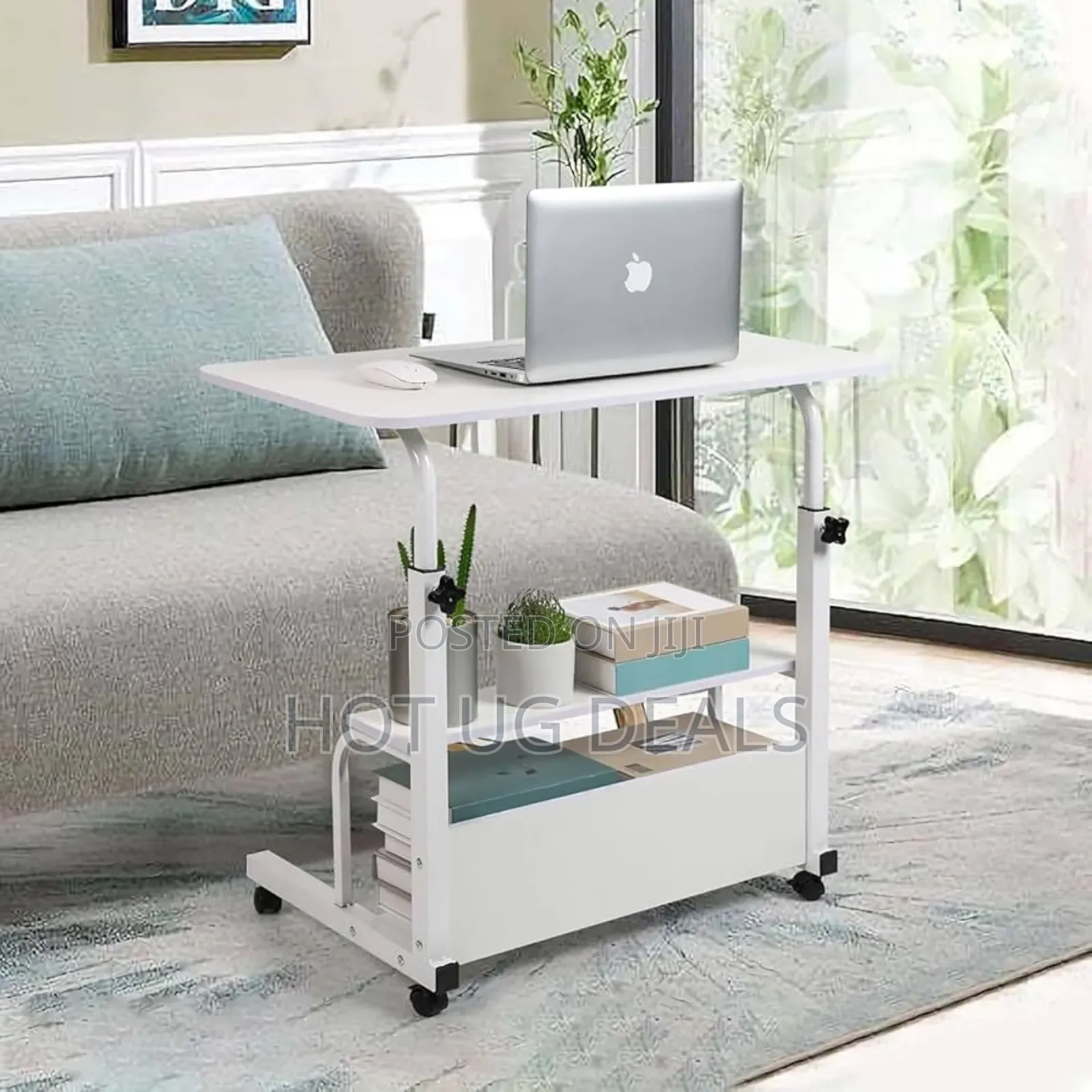 Adjustable Height Laptop  Height Tv Dinner Portable Coffee Table Stand