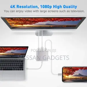 3 in 1 Usb -C to Hdmi Adapter Type C