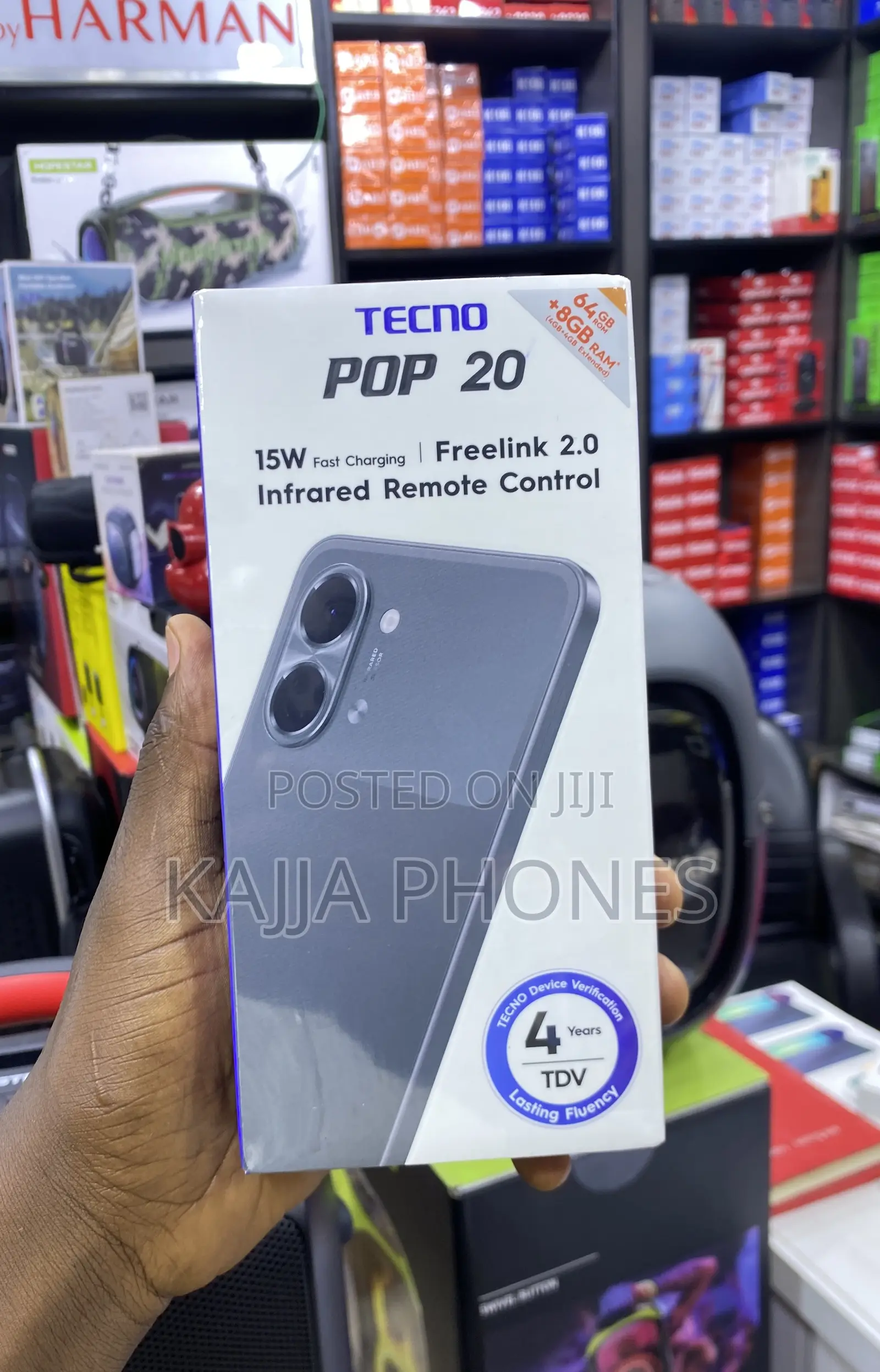 New Tecno Pop 20 128 GB Black