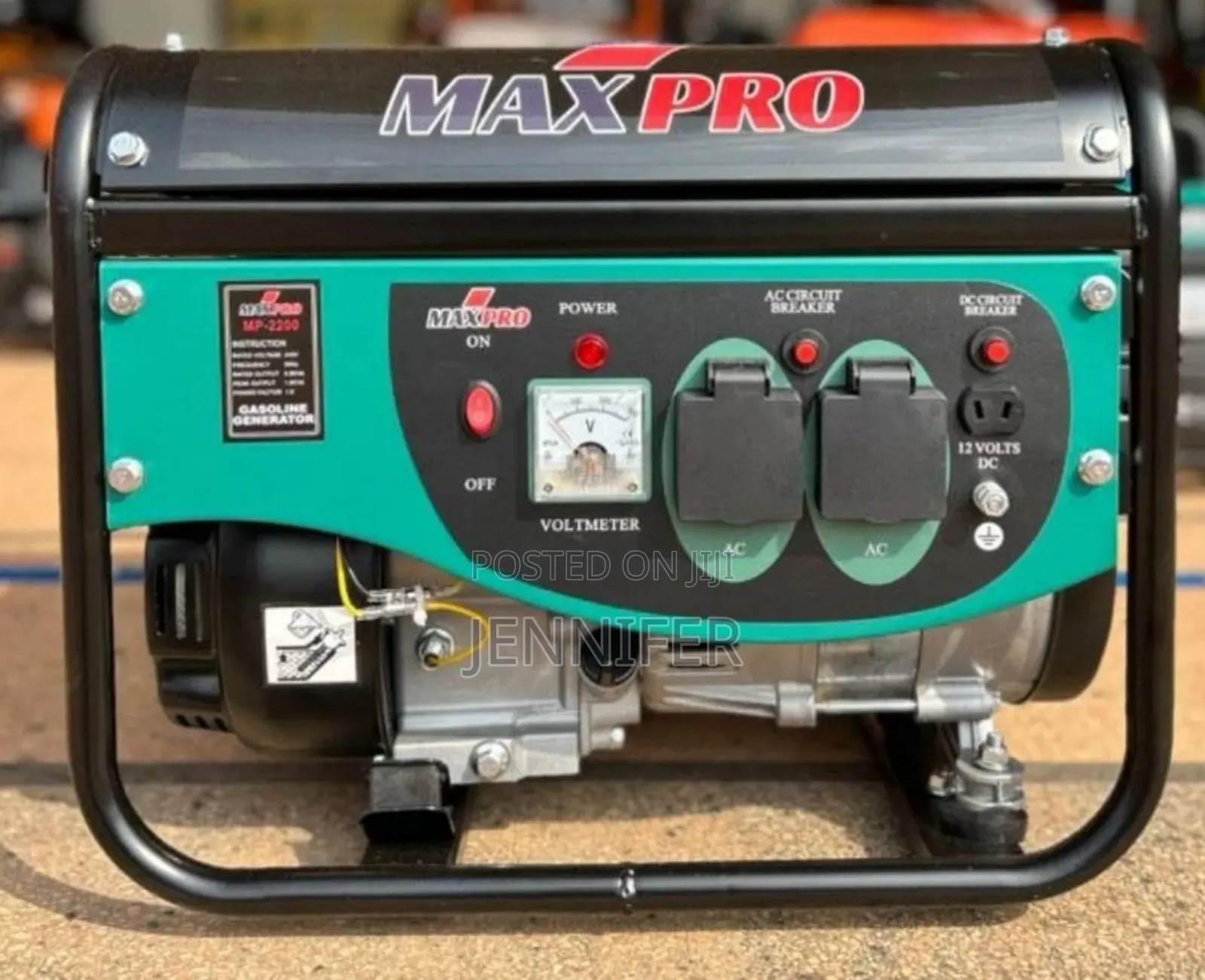 Max Pro Mp-2200 Gasoline Generator 