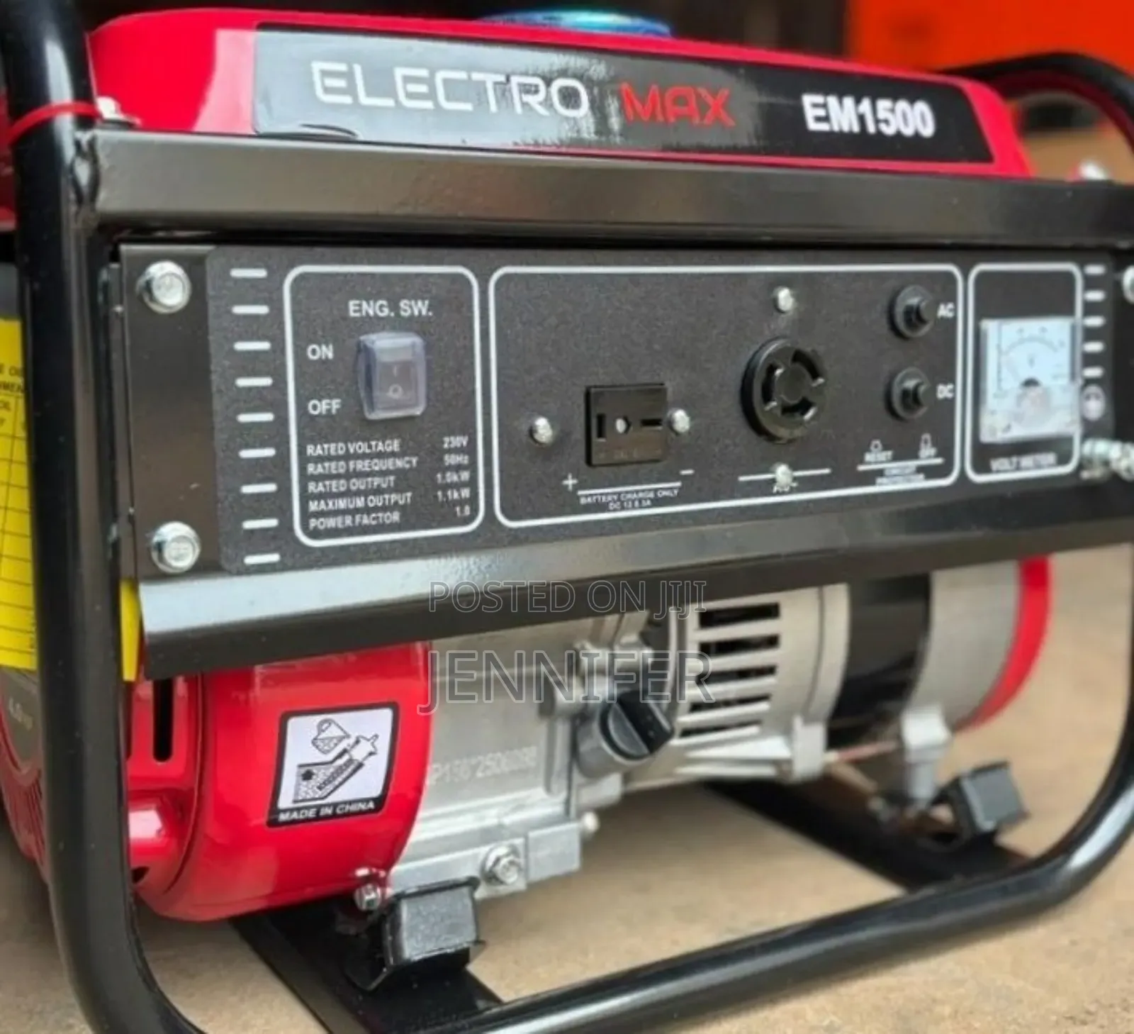 Electromax Em1500 Portable Generator