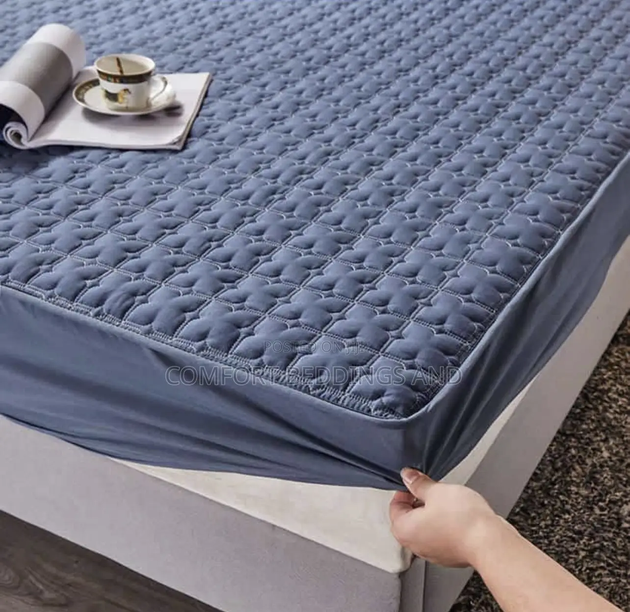 Waterproof Mattress Protector Gray
