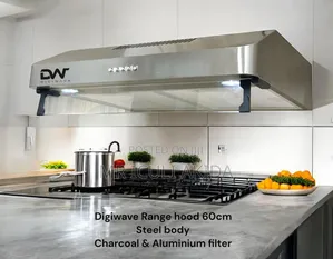 Dw S.Steel Single Motor 60cm 1.5w Lamp Cooker Hood WTH Washable Filter