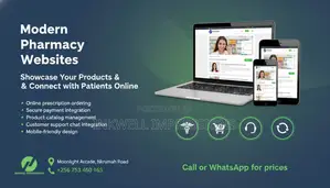Pharmacy and Hospital Website Development