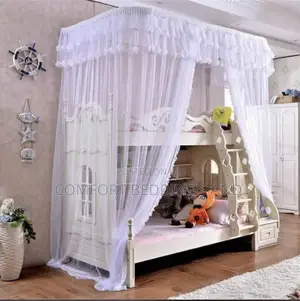Wall Mount Decker Mosquito Net White