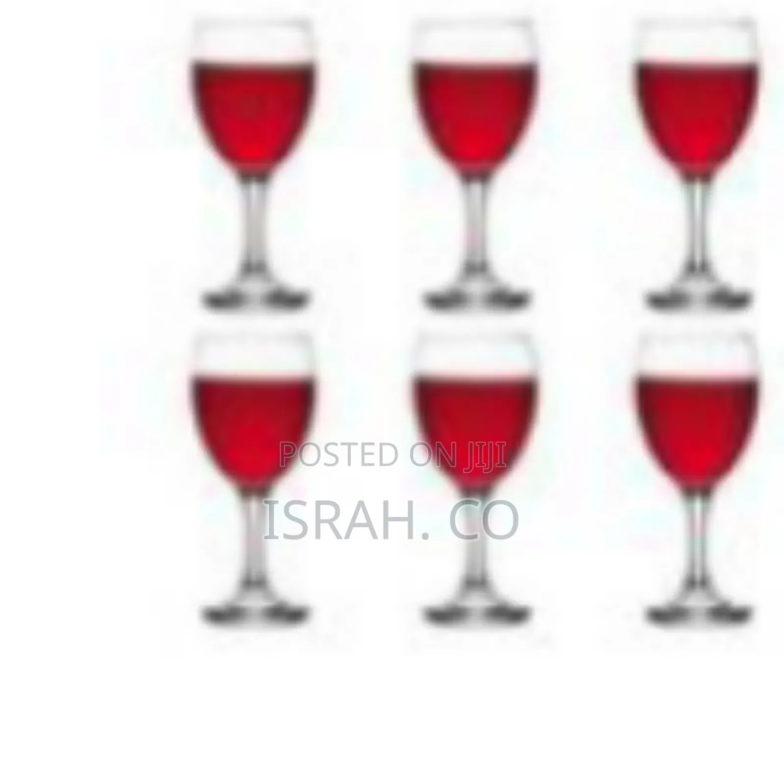 6 Pieces of Strong Wine Glasses