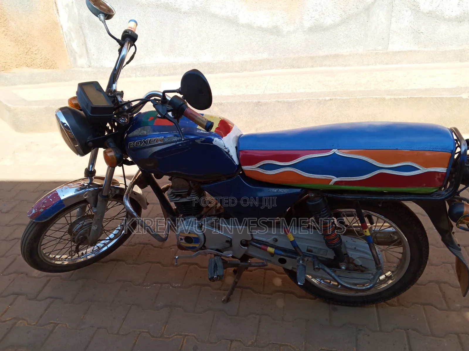 Bajaj Boxer 100 2017 Blue