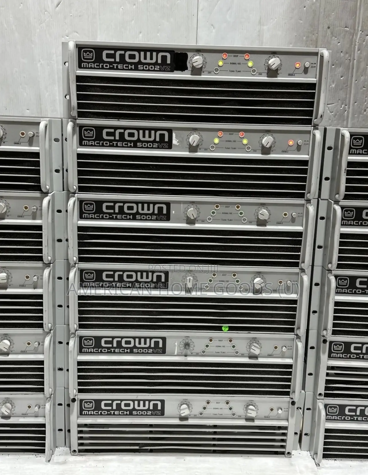 Crown Macro-Tech Ma5002vz Prof 2-Channel Amplifier 230v, 5000 Watts