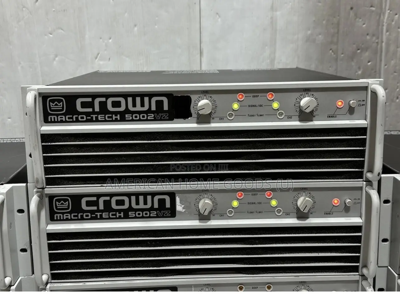 Crown Macro-Tech Ma5002vz Prof 2-Channel Amplifier 230v, 5000 Watts