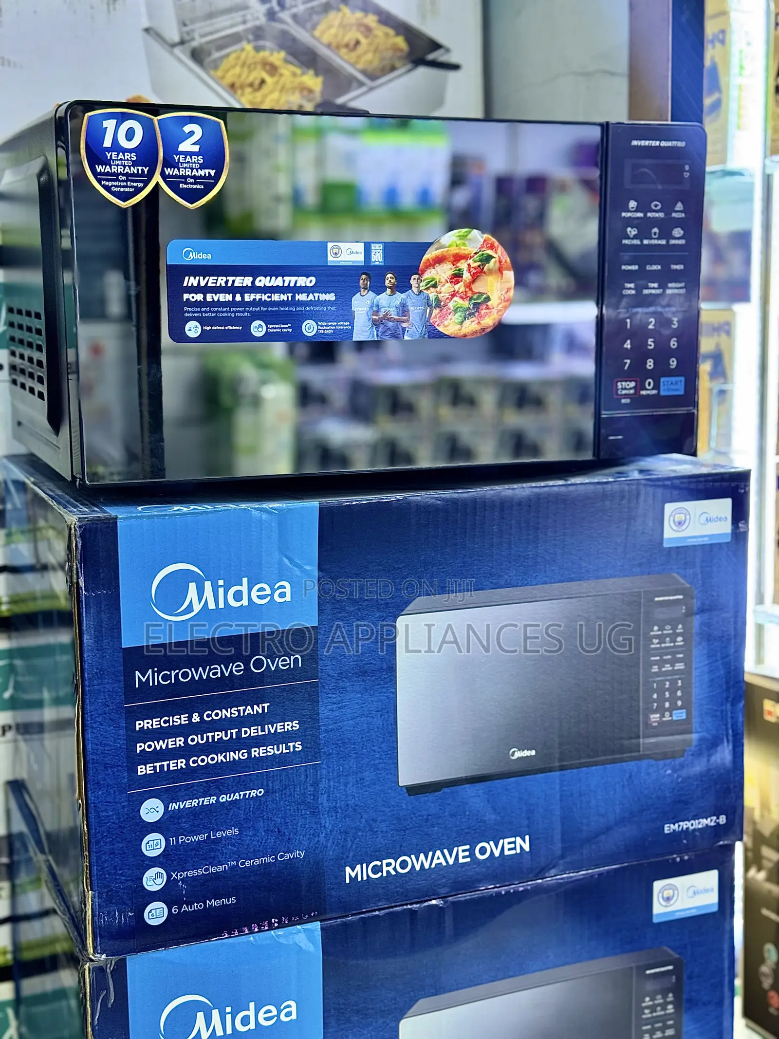 Midea Inverter Quattro Microwave Oven.