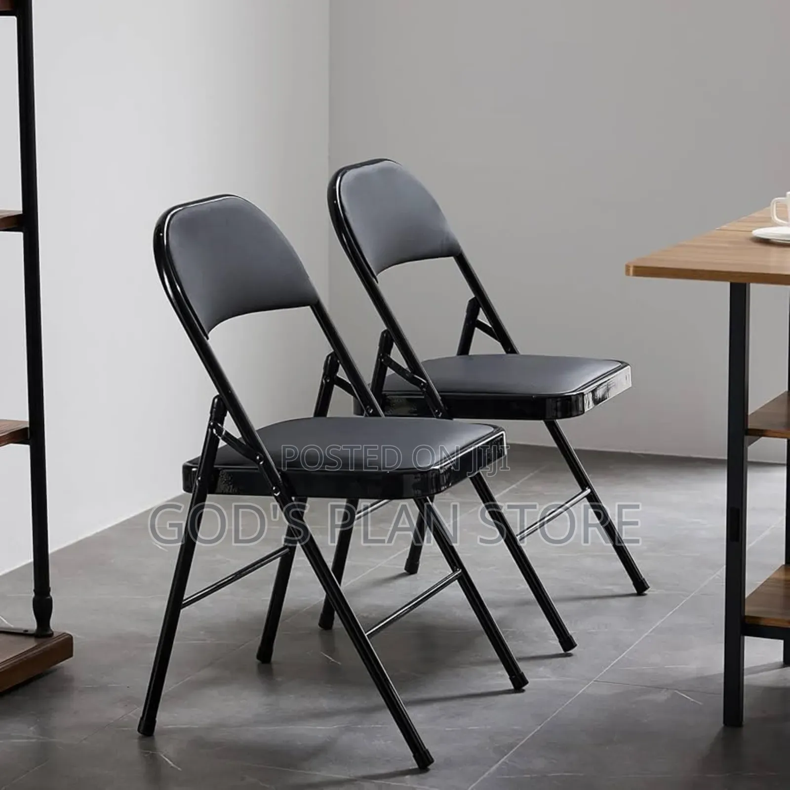 Padded Stacking Foldable Chair