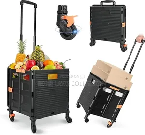 Foldable Rolling Utility Cart/Storage Box
