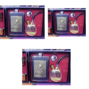 Premium Flask and Portable Water Pipe Gift Set - Multicolor