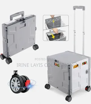 Foldable Rolling Utility Cart/Storage Box
