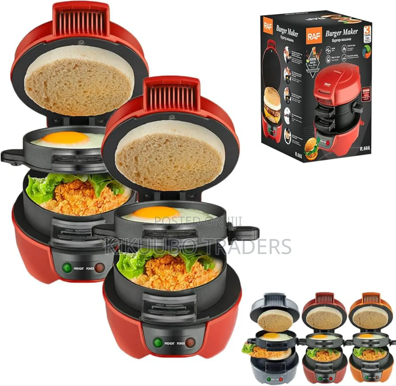 Raf 3in1 Burger Maker