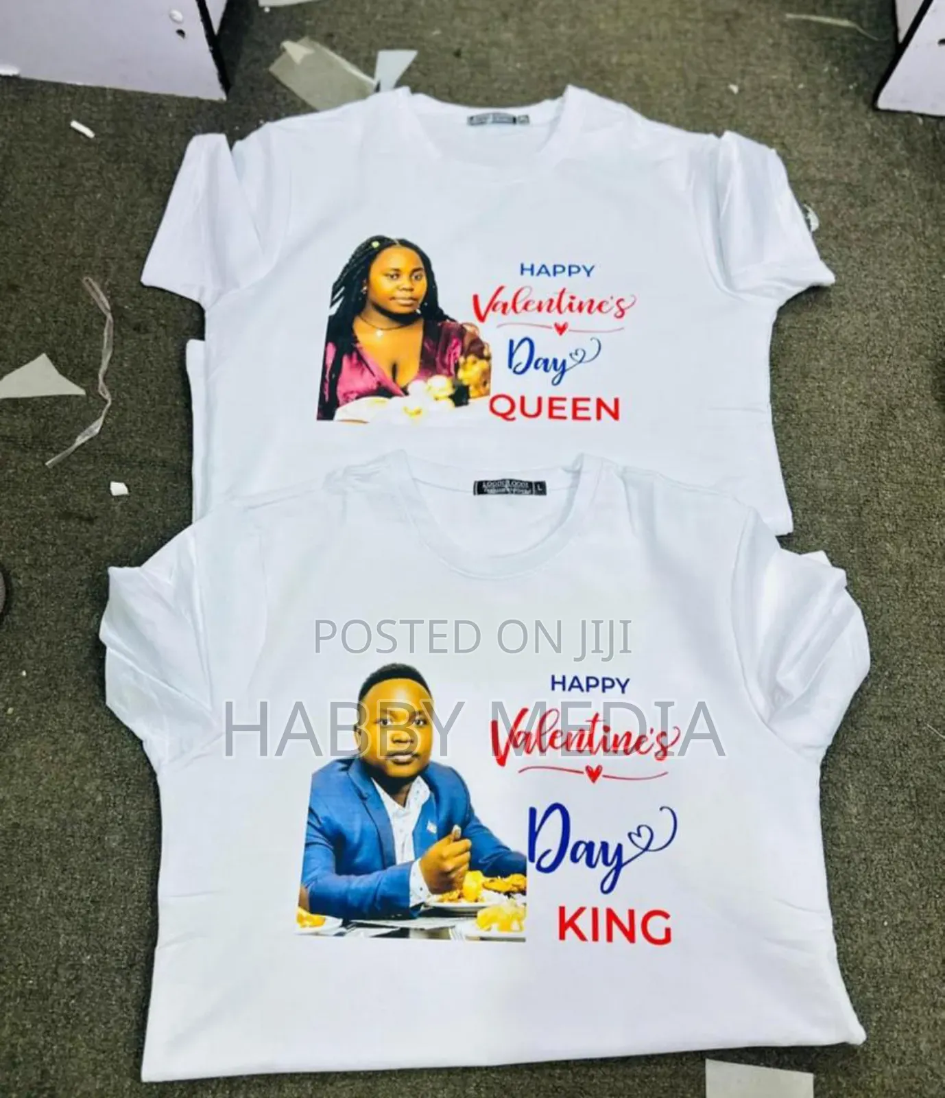 Dual Customized Tshirts.