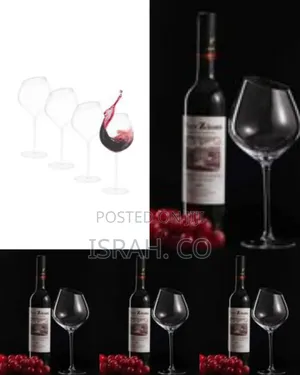 6 Piece Set of Large 'Red Wine' Glasses