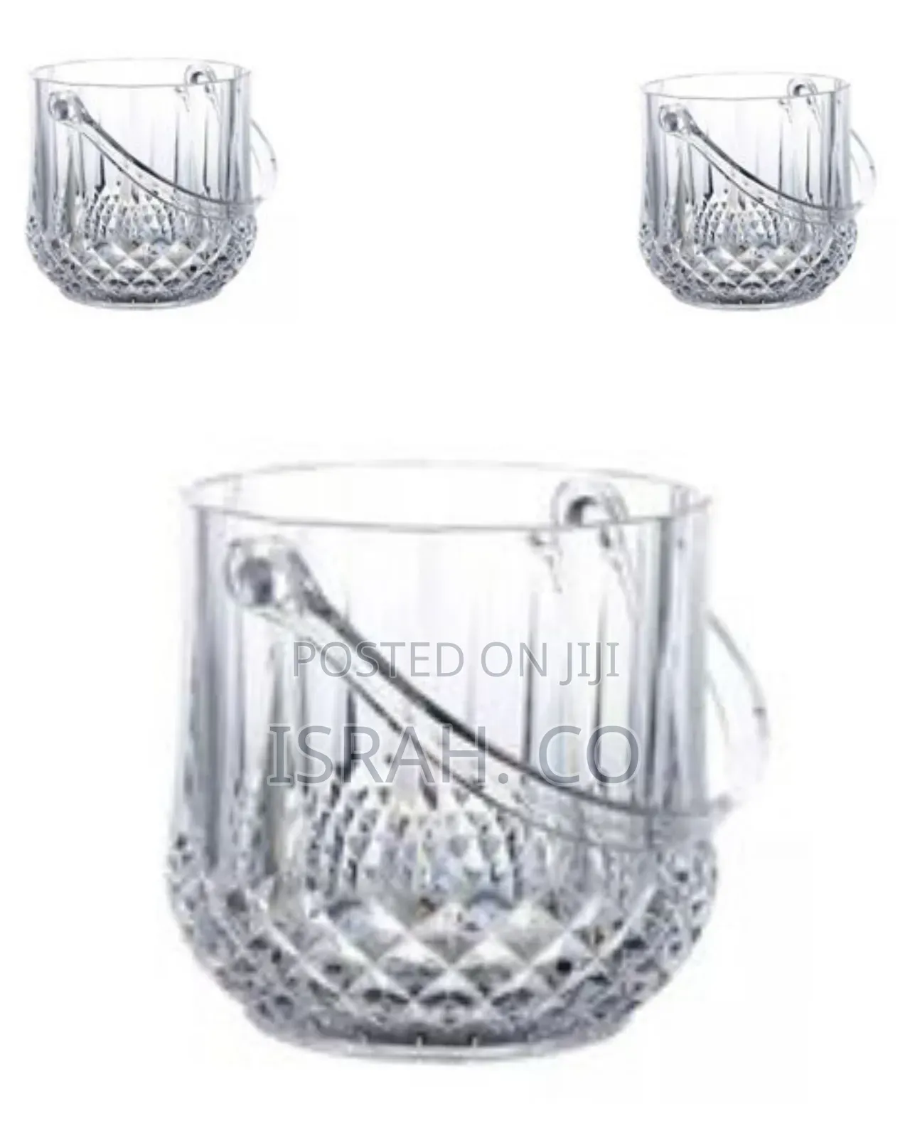 Ice Bucket for Ice Cubes and Drinks