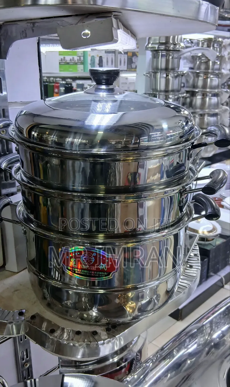 3-tier Stainless Steel Steamer Pot