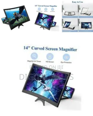 Curved Hd Cell Phone Screen Magnifier