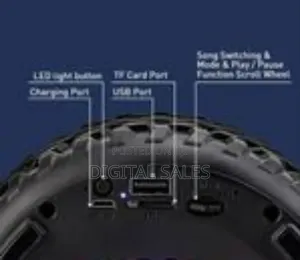 Wireless Portable Bluetooth Speaker Designed Like a Car Tyre