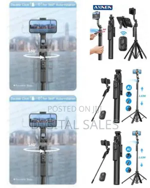 Intelligent Ai Selfie Stick Tripod With Smart Tracking and Remote -